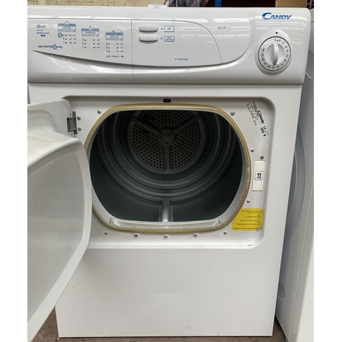 957 - A Candy Nova CDV262 6kg 60cm tumble dryer