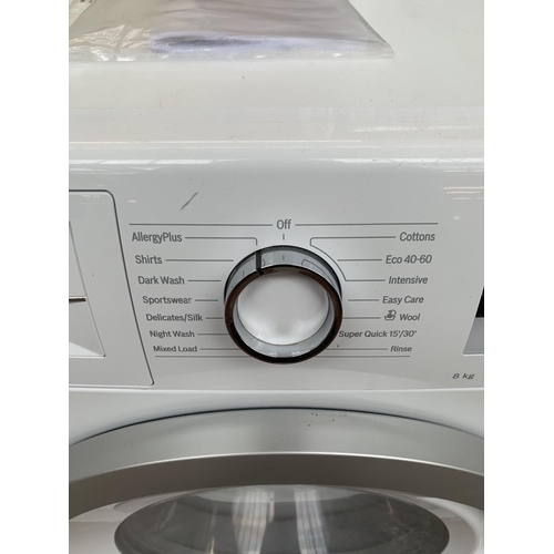 958 - A Bosch Series 4 8kg EcoSilence Drive 60cm washing machine with instruction manual