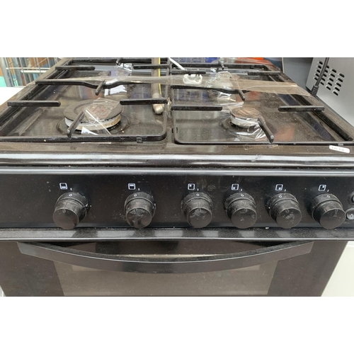 959 - A Logik two oven, four burner hob 60cm freestanding gas cooker