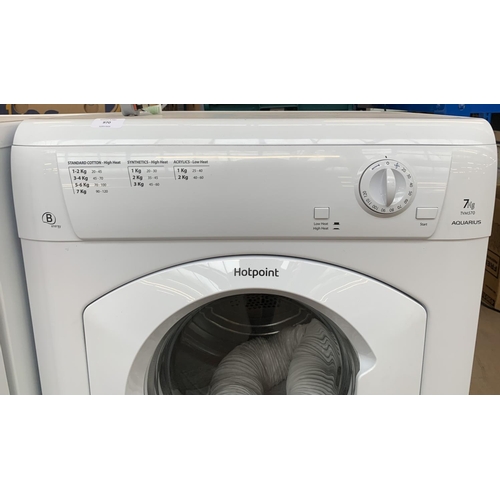 970 - A Hotpoint TVM570 Aquarius B class 7kg 60cm tumble dryer