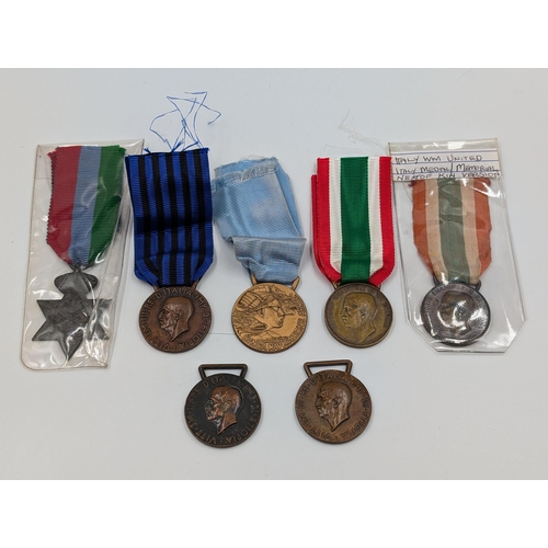 2173 - Seven Italian military War Medals