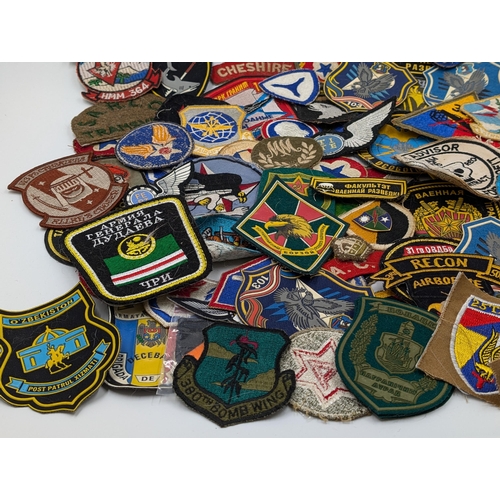 2175 - A quantity of embroidered military cloth patches