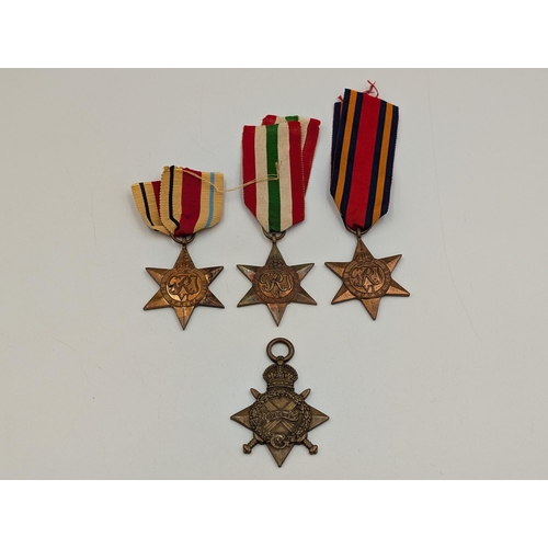 2223 - Four military medals, one WWII The Burma Star presented to 16571 Pnr. Tikamo I.P.C., one WWII The Af... 