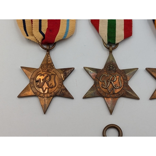 2223 - Four military medals, one WWII The Burma Star presented to 16571 Pnr. Tikamo I.P.C., one WWII The Af... 