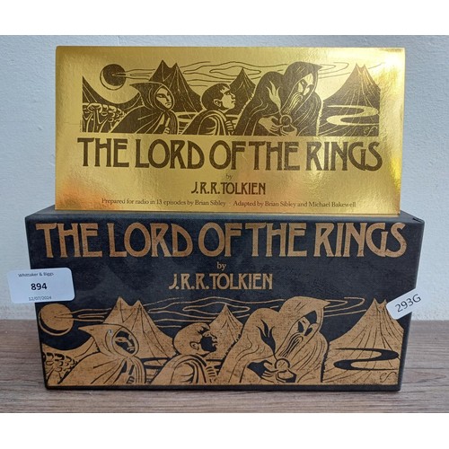 894 - A thirteen cassette box set of 'The Lord of the Rings' by J.R.R. Tolkien radioplay prepared for radi... 