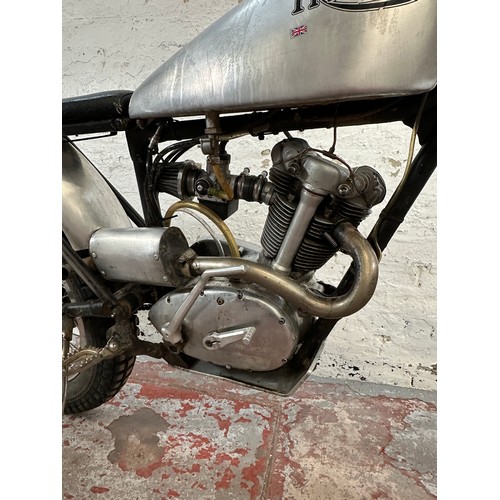 998 - A 1958 Triumph Tiger Cub single cylinder trial bike/motorcycle with UPB upgraded 220cc engine, front... 