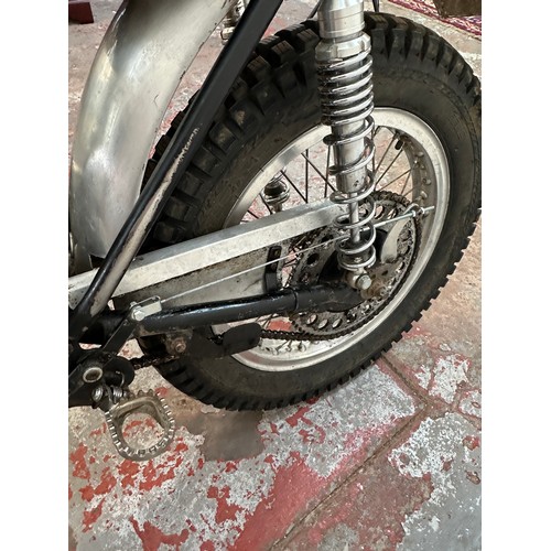 998 - A 1958 Triumph Tiger Cub single cylinder trial bike/motorcycle with UPB upgraded 220cc engine, front... 