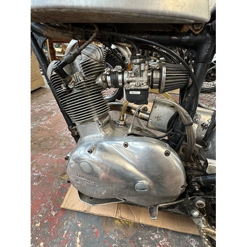 998 - A 1958 Triumph Tiger Cub single cylinder trial bike/motorcycle with UPB upgraded 220cc engine, front... 