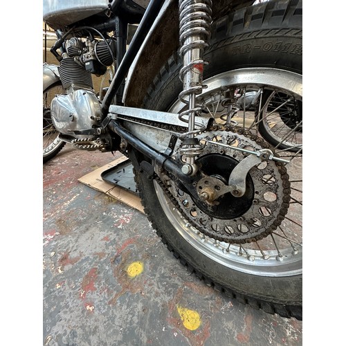 998 - A 1958 Triumph Tiger Cub single cylinder trial bike/motorcycle with UPB upgraded 220cc engine, front... 