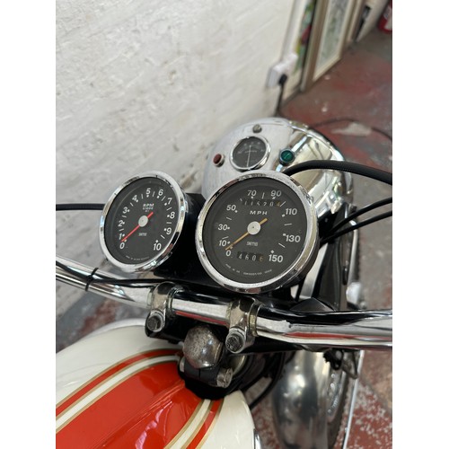 1000 - A 1965 Triumph T120R Bonneville 650cc sport bike, only two previous owners and was built for the Ame... 