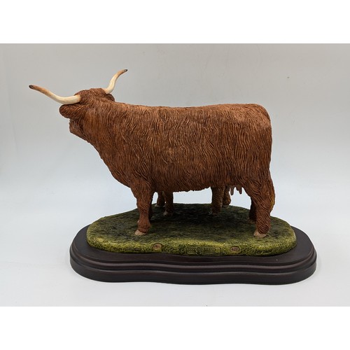 440 - Two Naturecraft Ltd. Best of Breed limited edition figurines, one Highland Bull 430/2000 and one Hig... 