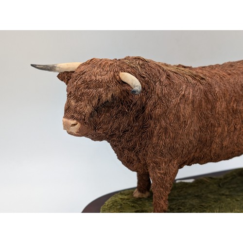 440 - Two Naturecraft Ltd. Best of Breed limited edition figurines, one Highland Bull 430/2000 and one Hig... 