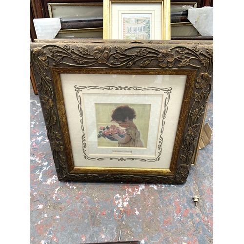 1047 - A quantity of framed pictures