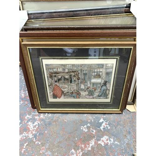 1047 - A quantity of framed pictures