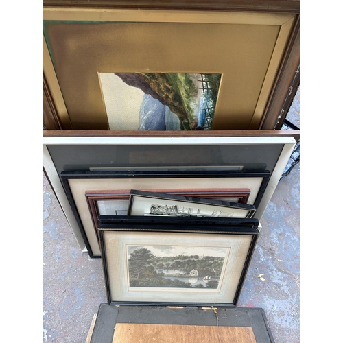 1015 - A collection of framed pictures and prints