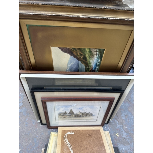 1015 - A collection of framed pictures and prints