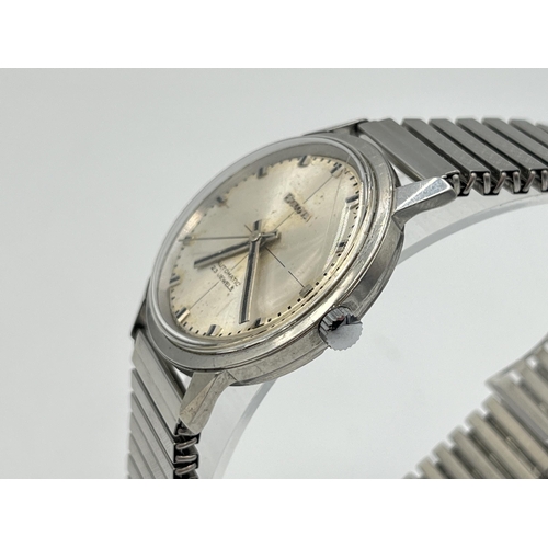 2018 - A 1967 Bulova stainless steel automatic 23 jewels men's wristwatch with crosshair dial - ref no. 1-5... 