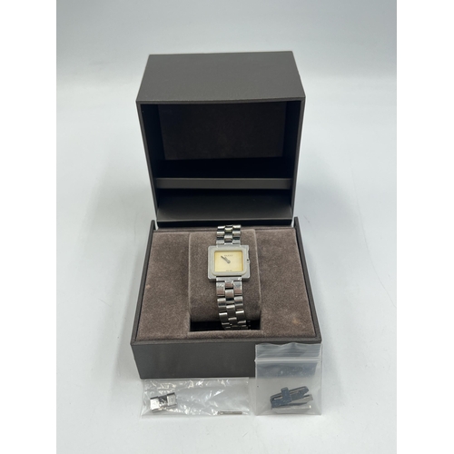 2019 - A boxed Gucci 3600L stainless steel quartz lady's wristwatch