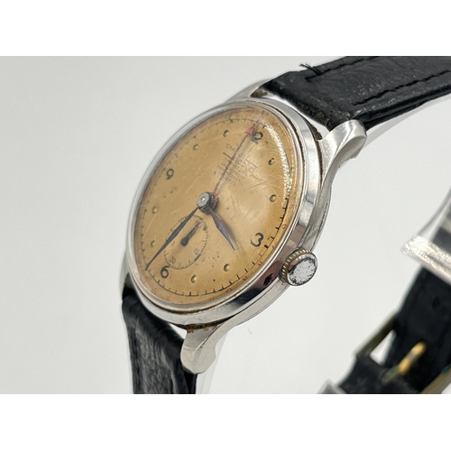 2040 - A 1950s Charles Nicolet Tramelan manual wind men's wristwatch