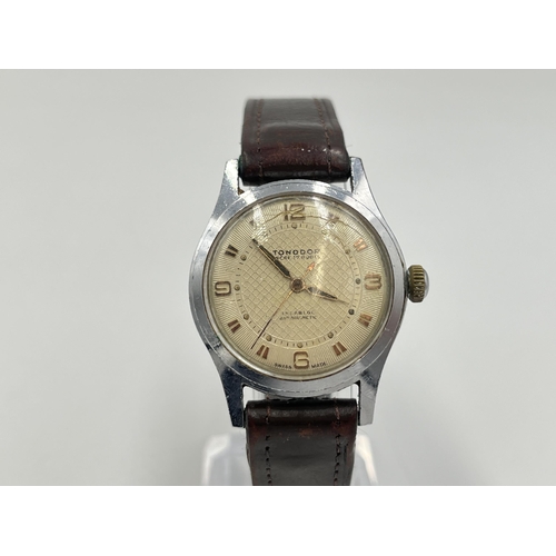 2041 - A vintage Tonodor Ancre 17 Rubis Incabloc antimagnetic men's wristwatch