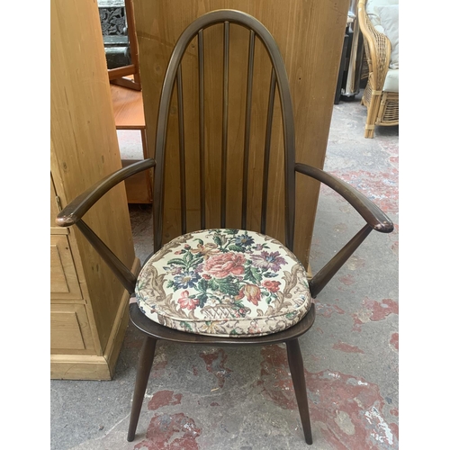 69 - Six Ercol no. 365 Old Colonial elm and beech Quaker dining chairs