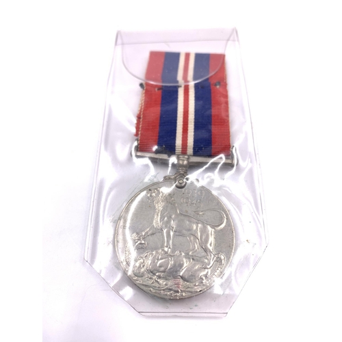 2201 - Five WWII British medals, three War and two The Defence