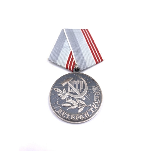 2213 - Ten USSR Soviet Union Veteran of Labour medals