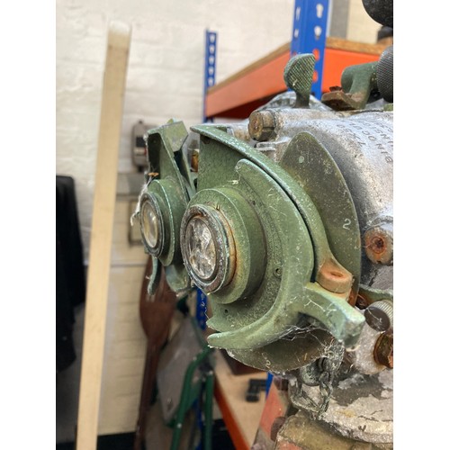 604 - A pair of Ross of London 7x50 gun sight binoculars - No. 112511 on original adjustable tripod stand ... 