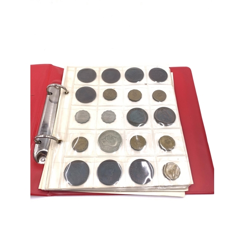 2107 - A collection of European coins and banknotes to include Bank of England ten shillings, 1929 George V... 