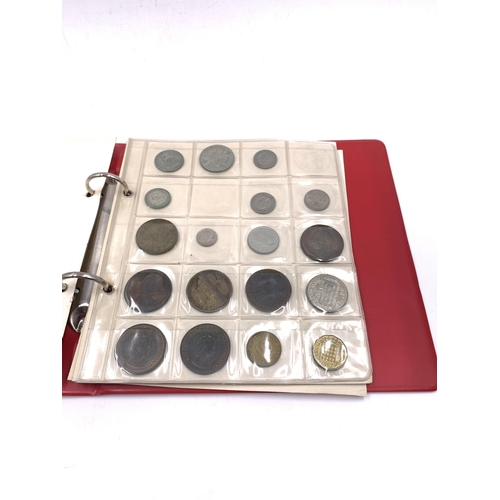 2107 - A collection of European coins and banknotes to include Bank of England ten shillings, 1929 George V... 