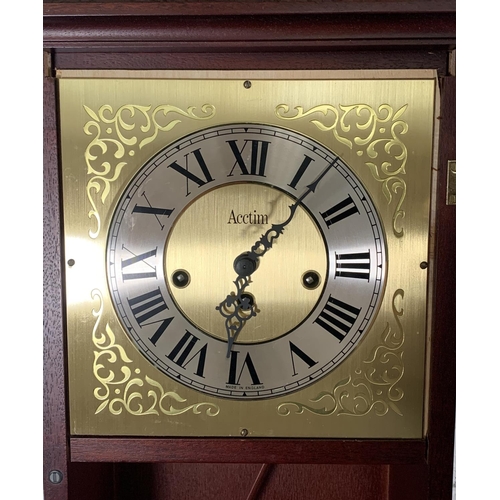 45 - An Acctim mahogany cased Westminster chime wall clock - approx. 70cm high x 30cm wide