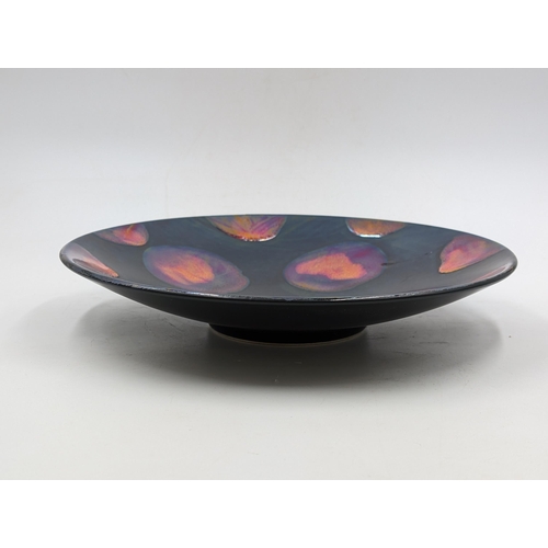 368 - A Poole Pottery Galaxy pattern circular wall charger - approx. 27cm diameter