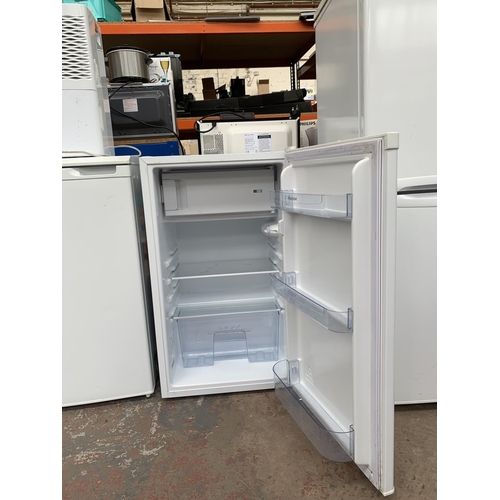 787 - A Hisense undercounter fridge with freezer compartment