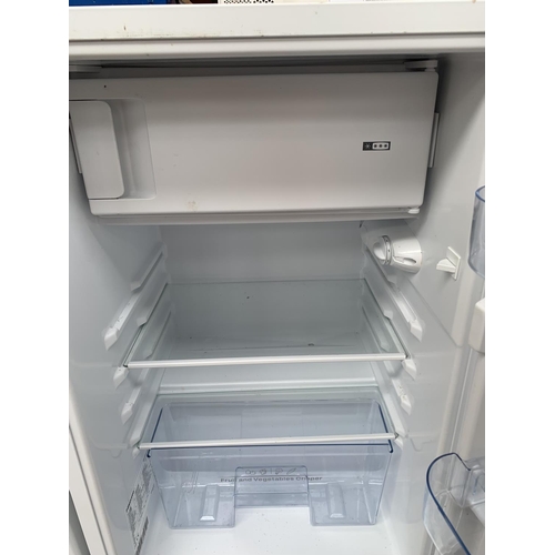 787 - A Hisense undercounter fridge with freezer compartment