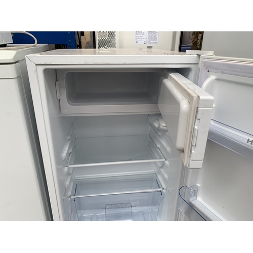 787 - A Hisense undercounter fridge with freezer compartment