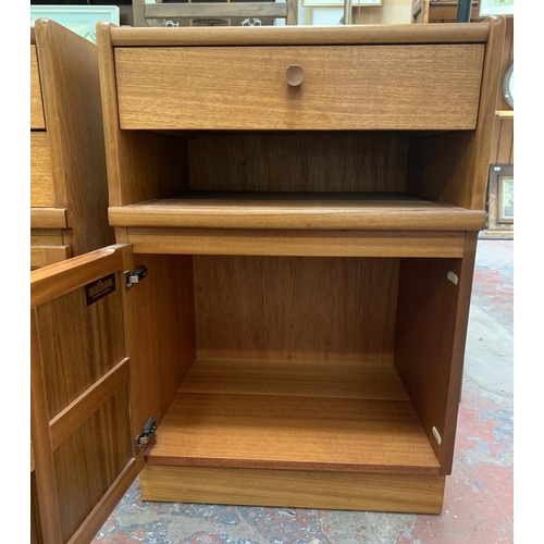 70 - A Nathan Squares teak cabinet - approx. 75cm high x 51cm wide x 45cm deep