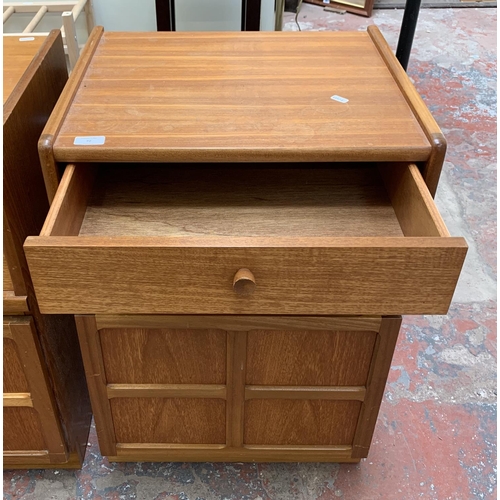 70 - A Nathan Squares teak cabinet - approx. 75cm high x 51cm wide x 45cm deep