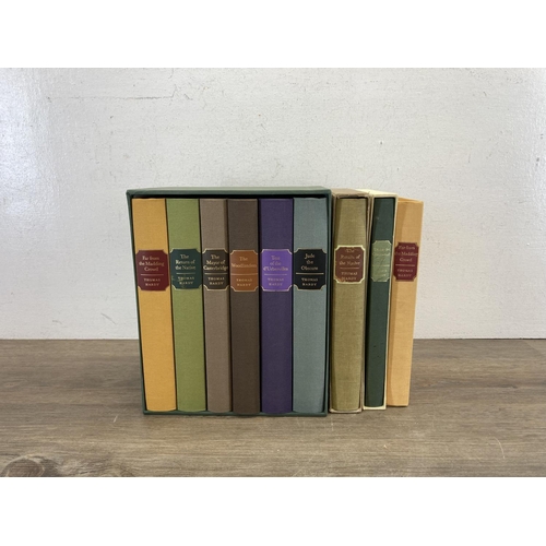 495 - Nine The Folio Society hardback editions of Thomas Hardy novels to include 1997 The Wessex Novels, 1... 