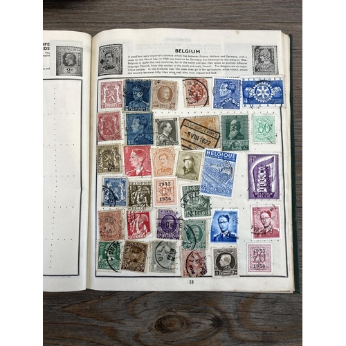 499 - Five stamp albums containing a collection of worldwide stamps