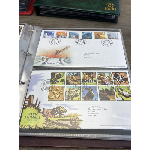 500 - Eight albums containing a collection of first day covers