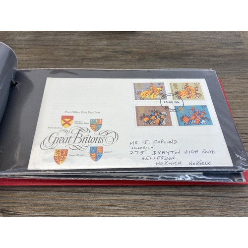 500 - Eight albums containing a collection of first day covers