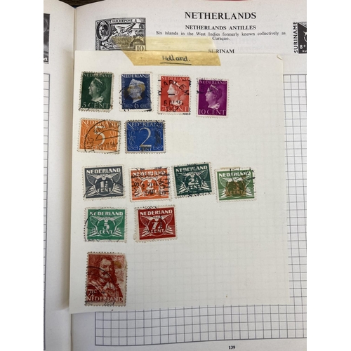 505 - Five stamp albums containing a collection of worldwide stamps