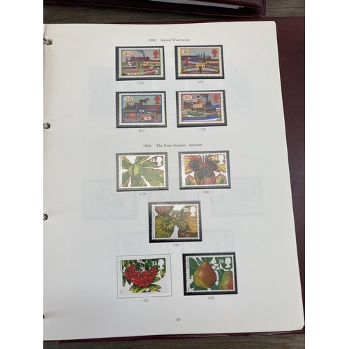 506 - Five albums containing a collection of British stamps and first day covers