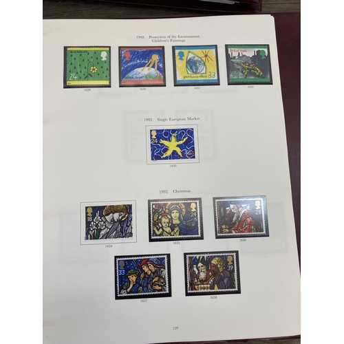 506 - Five albums containing a collection of British stamps and first day covers