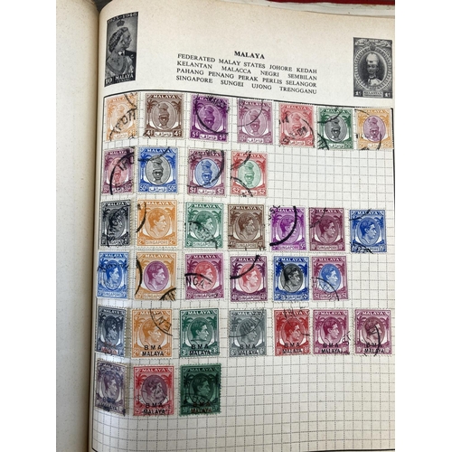 507 - Three stamp albums containing a collection of worldwide stamps