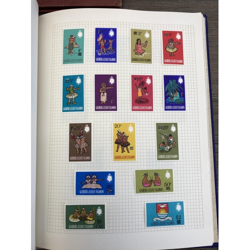 508 - Six stamp albums containing a collection of worldwide stamps