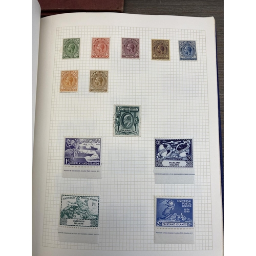 508 - Six stamp albums containing a collection of worldwide stamps