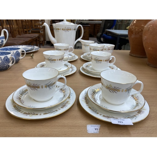 391 - A Minton Rhapsody twenty one piece tea set