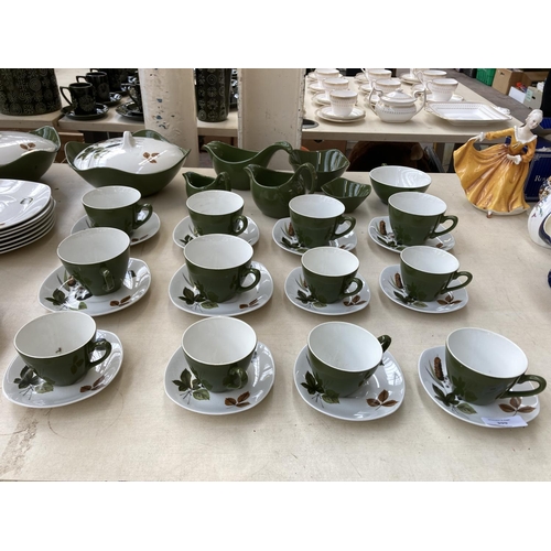 399 - A collection of Midwinter Stylecraft Fashion Shape 1-68 dinnerware to include twelve cups and saucer... 