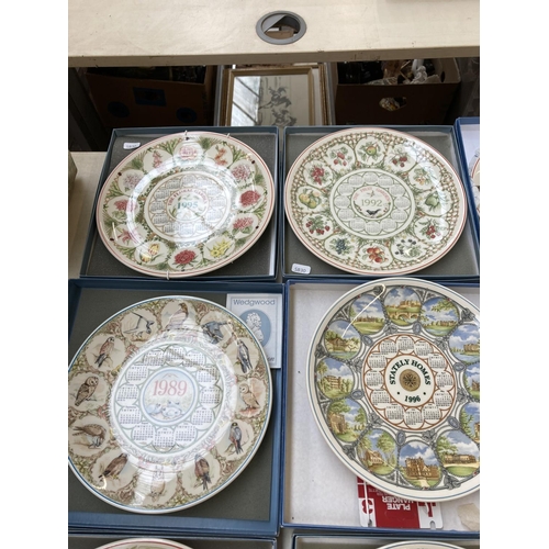 414 - Ten boxed Wedgwood collector's plates